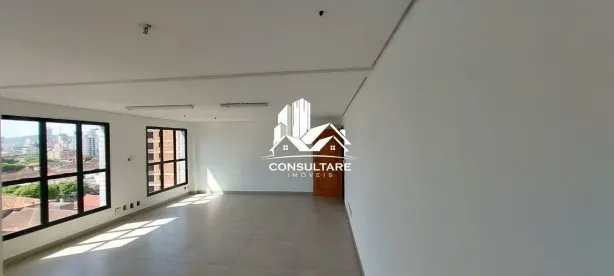 Sala Comercial com 1 Quarto para alugar, 57m² no Boqueirão, Santos
