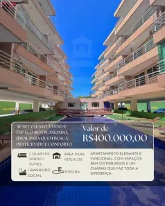 Apartamento com 1 Quarto à venda, 54m² no Cumbuco, Caucaia