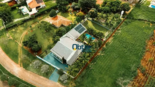 Casa de Condomínio com 5 Quartos para alugar, 520m² no Recanto das Águas, Goianira