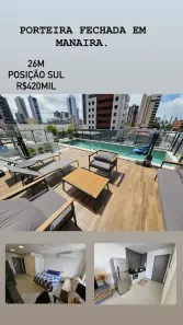 Flat com 1 Quarto à venda, 26m² no Manaíra, João Pessoa