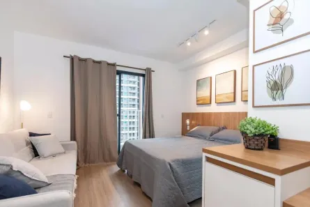 Apartamento com 1 Quarto à venda, 26m² no Santo Amaro, São Paulo