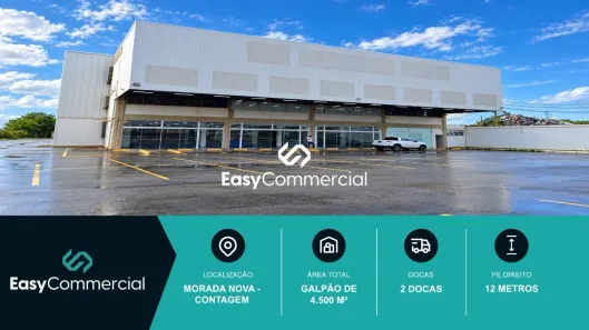 Galpão/Depósito/Armazém para alugar, 4500m² no Morada Nova, Contagem