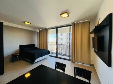 Apartamento com 1 Quarto para alugar, 33m² no Jardim Paulistano, São José do Rio Preto
