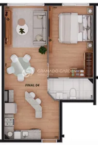 Apartamento com 1 Quarto à venda, 61m² no Centro, Canela