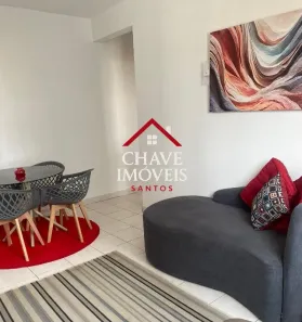 Apartamento com 1 Quarto para alugar, 60m² no Gonzaga, Santos