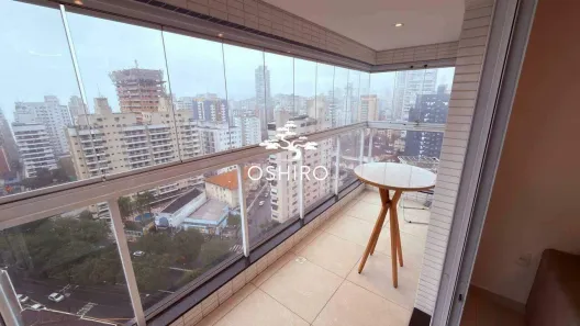 Apartamento com 1 Quarto para alugar, 52m² no Embaré, Santos