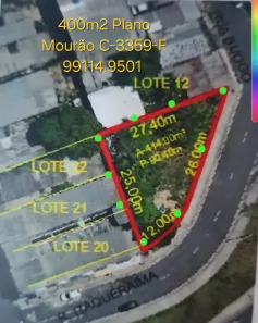 Lote/Terreno à venda, 400m² no Novo Aleixo, Manaus