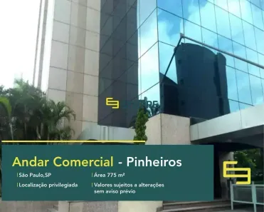 Imóvel Comercial para alugar, 775m² no Pinheiros, São Paulo
