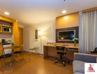 Flat com 1 Quarto à venda, 28m² no Jardim Paulista, São Paulo