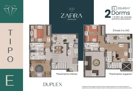 Apartamento com 2 Quartos à venda, 70m² no Jardim Vergueiro, Sorocaba