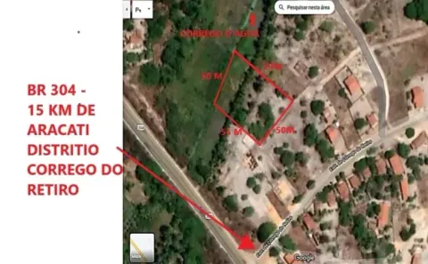 Lote/Terreno com 1 Quarto à venda, 3150m² no Área Rural de Aracati, Aracati