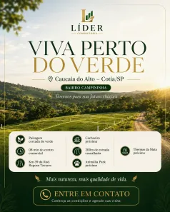 Lote/Terreno à venda, 500m² no Jardim San Ressore (Caucaia do Alto), Cotia