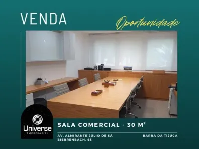 Sala Comercial para venda ou aluguel, 32m² no Barra Olímpica, Rio de Janeiro
