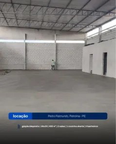 Galpão/Depósito/Armazém para alugar, 400m² no Pedro Raimundo, Petrolina