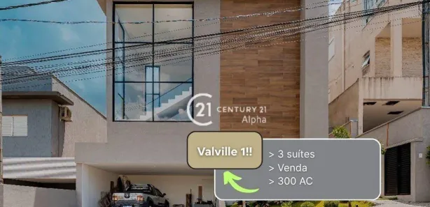 Casa de Condomínio com 3 Quartos à venda, 300m² no Alphaville, Santana de Parnaíba