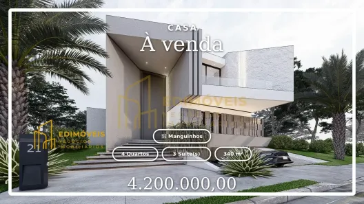 Casa com 4 Quartos à venda, 340m² no Manguinhos, Serra