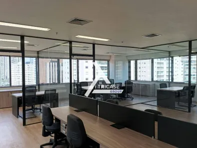 Sala Comercial para alugar, 498m² no Cidade Monções, São Paulo