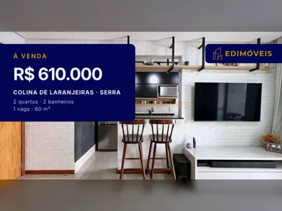 Apartamento com 2 Quartos à venda, 60m² no Colina de Laranjeiras, Serra