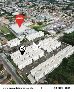 Apartamento com 2 Quartos à venda, 50m² no Uvaranas, Ponta Grossa