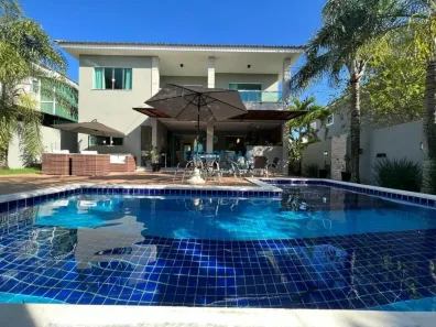 Casa de Condomínio com 4 Quartos à venda, 468m² no Alphaville (Abrantes), Camaçari