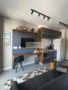 Apartamento com 1 Quarto para alugar, 27m² no Pinheiros, São Paulo