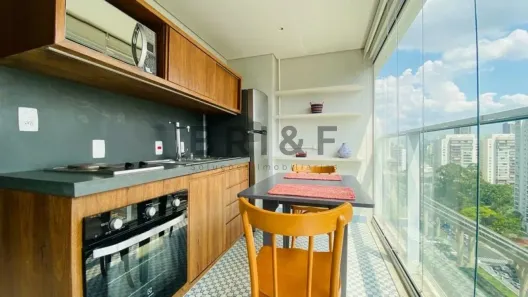 Apartamento com 1 Quarto para alugar, 41m² no Cidade Monções, São Paulo