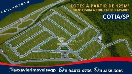 Lote/Terreno à venda, 125m² no Jardim Atalaia, Cotia