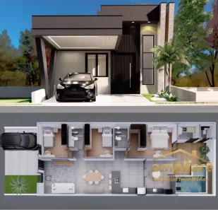 Casa de Condomínio com 3 Quartos à venda, 127m² no Horto Florestal, Sorocaba