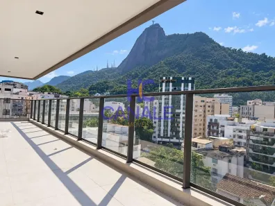Apartamento com 3 Quartos para alugar, 117m² no Humaitá, Rio de Janeiro