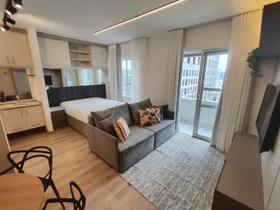 Apartamento com 1 Quarto para alugar, 35m² no Centro, Curitiba