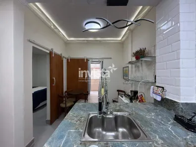 Apartamento com 1 Quarto para alugar, 40m² no José Menino, Santos