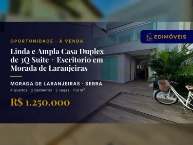 Casa com 4 Quartos à venda, 150m² no Morada de Laranjeiras, Serra
