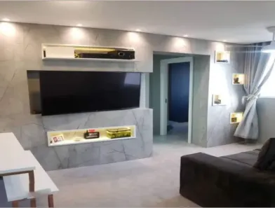 Apartamento com 2 Quartos à venda, 40m² no Areia Branca, Santos