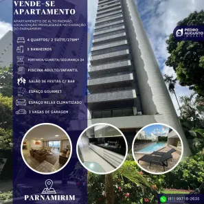 Apartamento com 4 Quartos à venda, 278m² no Parnamirim, Recife