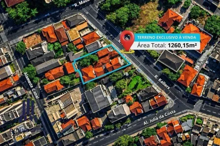 Lote/Terreno à venda, 1260m² no São Francisco, Curitiba