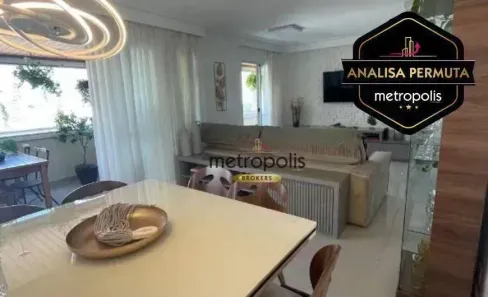 Apartamento com 3 Quartos à venda, 130m² no Centro, Santo André