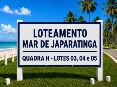 Lote/Terreno à venda, 900m² no , Japaratinga