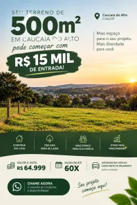 Lote/Terreno à venda, 500m² no Parque Miguel Mirizola, Cotia