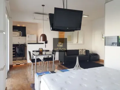 Flat com 1 Quarto para alugar, 48m² no Vila Nova Conceição, São Paulo