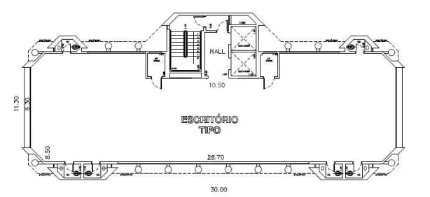 Sala Comercial para alugar, 260m² no Vila Olímpia, São Paulo