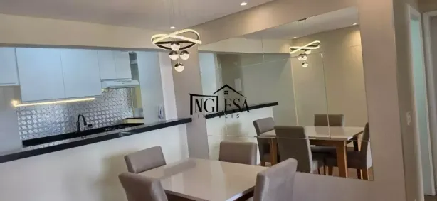 Apartamento com 3 Quartos para alugar, 70m² no Vila Valparaíso, Santo André