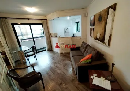 Flat com 1 Quarto para alugar, 40m² no Itaim Bibi, São Paulo