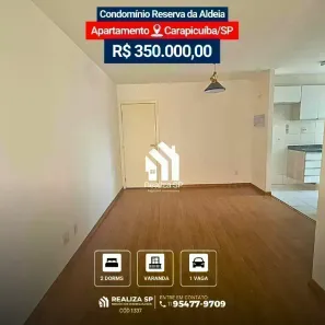 Apartamento com 2 Quartos à venda, 53m² no Vila Santa Terezinha, Carapicuíba