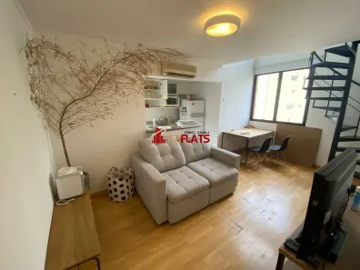 Flat com 1 Quarto para alugar, 49m² no Vila Olímpia, São Paulo