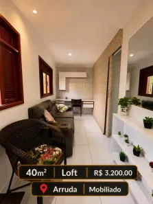 Apartamento com 1 Quarto para alugar, 40m² no Arruda, Recife