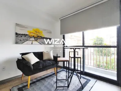 Apartamento com 1 Quarto para alugar, 24m² no Pinheiros, São Paulo