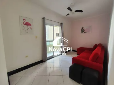 Apartamento com 1 Quarto para alugar, 45m² no Guilhermina, Praia Grande