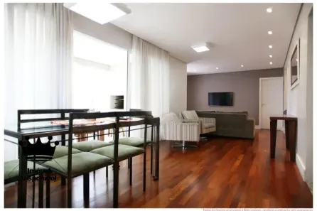 Apartamento com 3 Quartos para alugar, 121m² no Santo Amaro, São Paulo