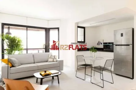 Apartamento com 1 Quarto para alugar, 45m² no Itaim Bibi, São Paulo