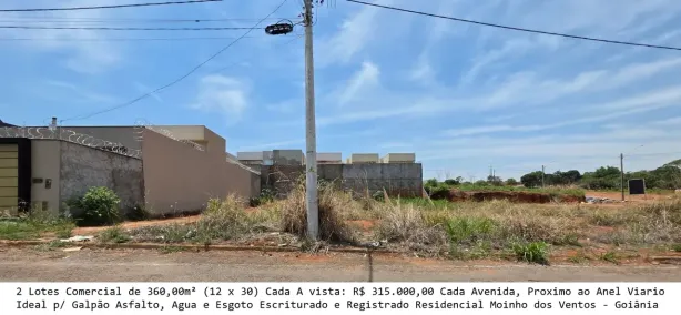 Lote/Terreno à venda, 360m² no Moinho dos Ventos, Goiânia